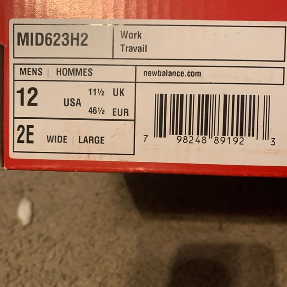 Two Pair New Balance Men’s Shoes Size 12 - Picture 2 of 4